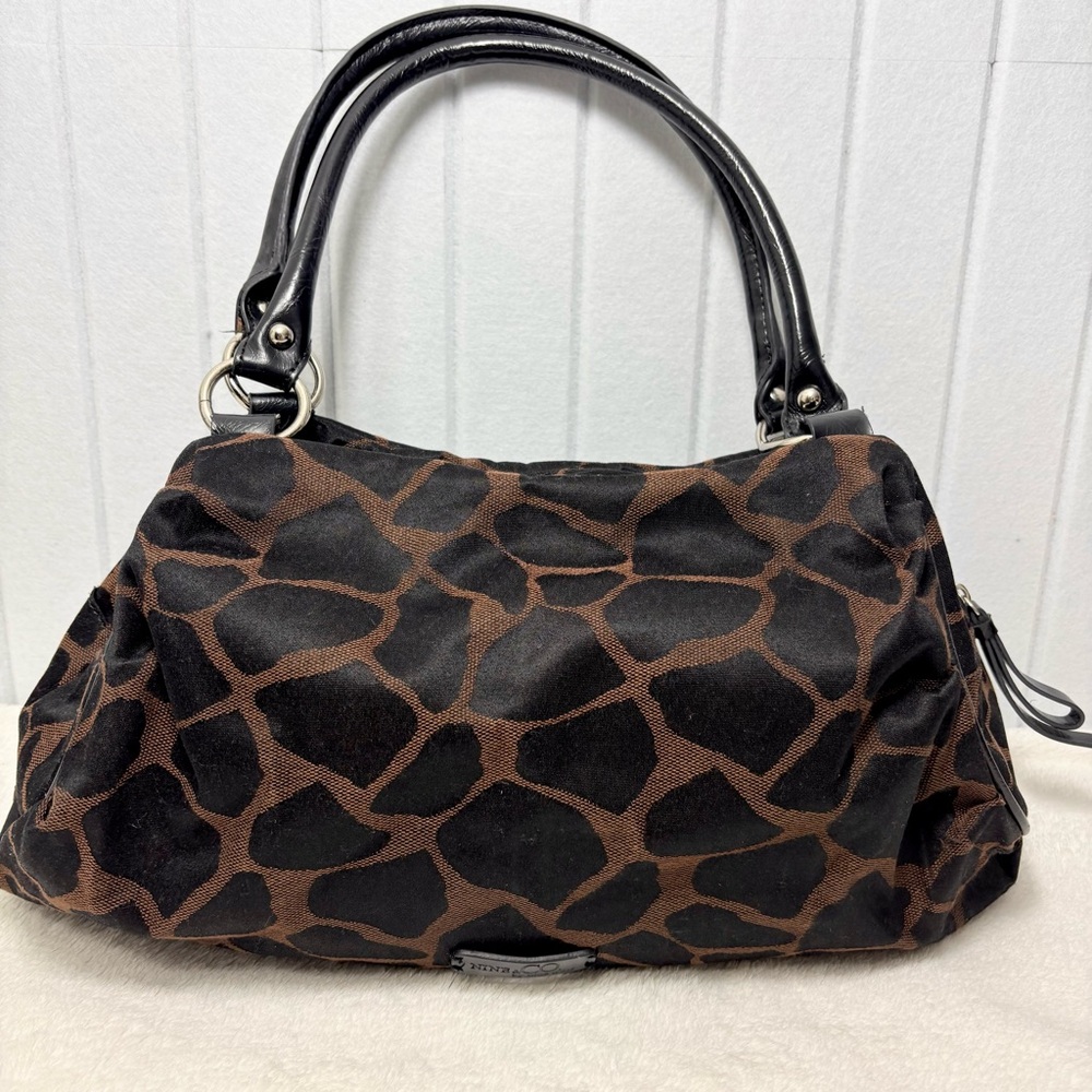Nine & Co. by‎ Nine West Shoulder bag animal print with zipper
